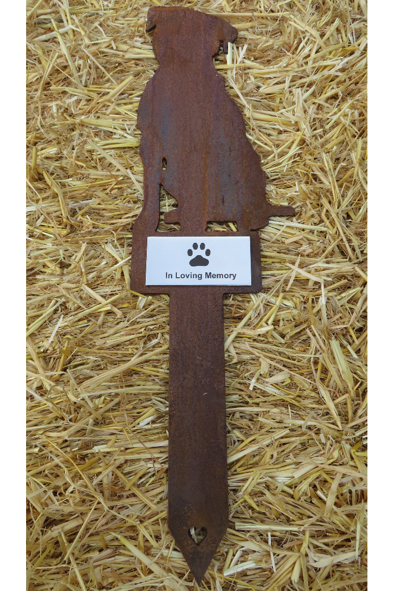 Rusty Border Terrier Memorial Marker
